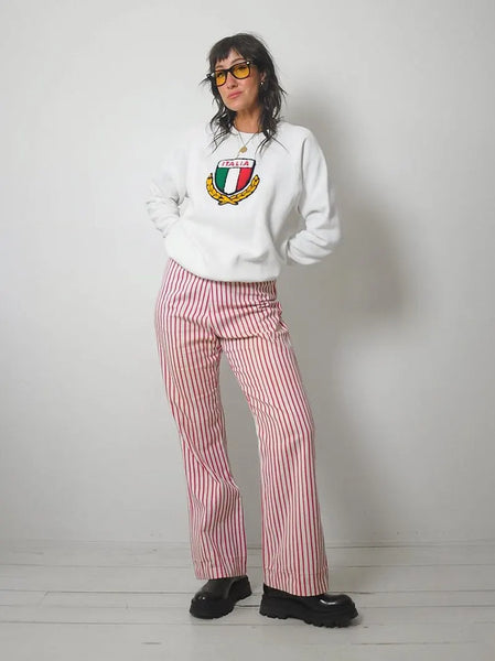 Italia Crest Crewneck Sweatshirt