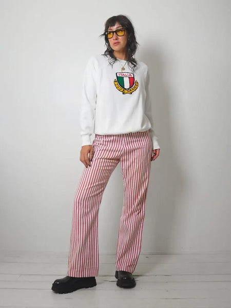Italia Crest Crewneck Sweatshirt