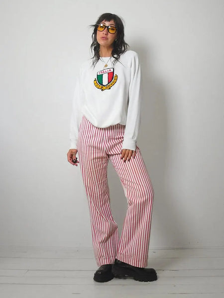Italia Crest Crewneck Sweatshirt