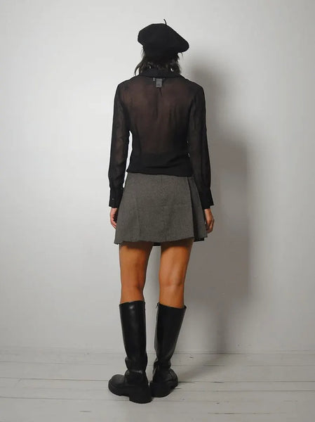 Sheer Silk Bob Mackie Blouse