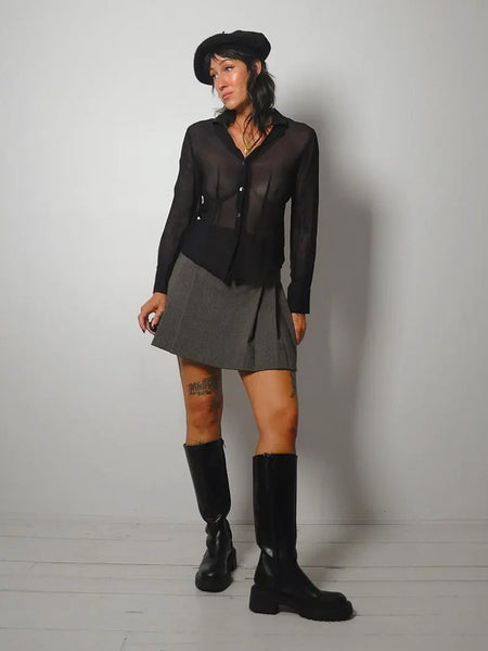Sheer Silk Bob Mackie Blouse