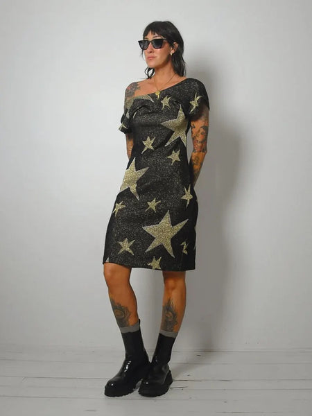 Star knit Sweater Dress