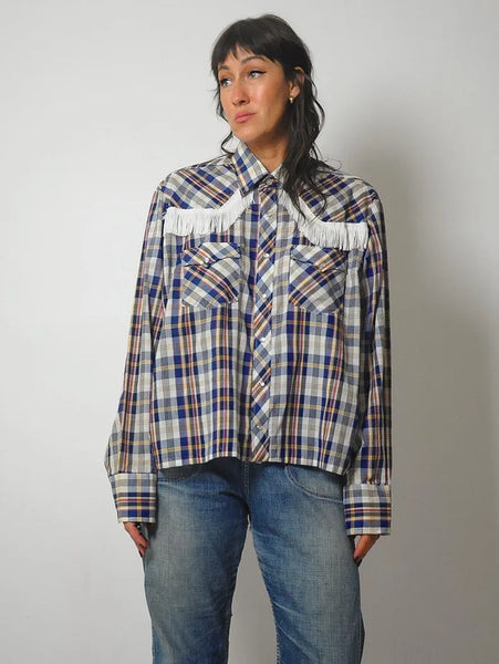 1970's Fringe Pearl Snap Shirt