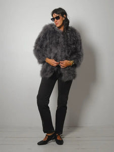 Marabou Feather Jacket