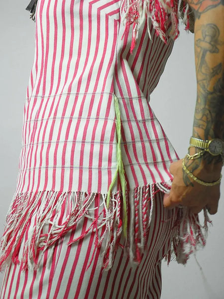 1950's Fringe Striped Pant Set