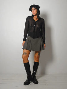 Sheer Silk Bob Mackie Blouse