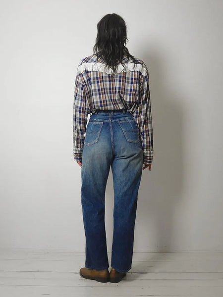 1970's Fringe Pearl Snap Shirt