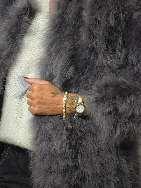 Marabou Feather Jacket