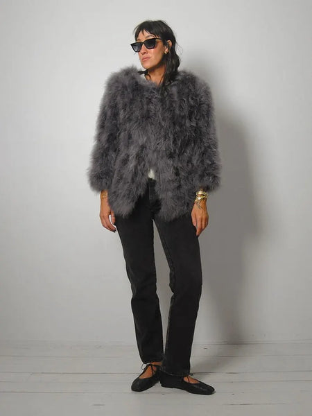 Marabou Feather Jacket