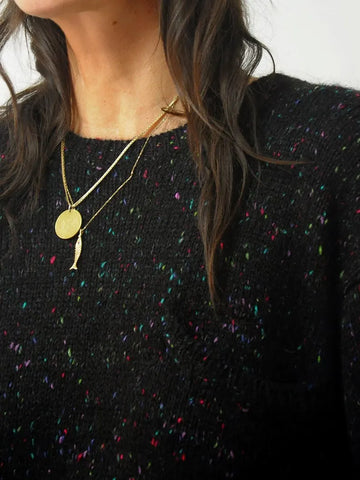 Confetti Knit Sweater Dress