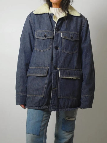1970's Sherpa Lined Barn Coat