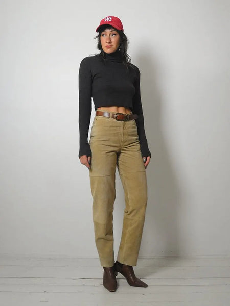 1990's Ralph Lauren Suede Pants