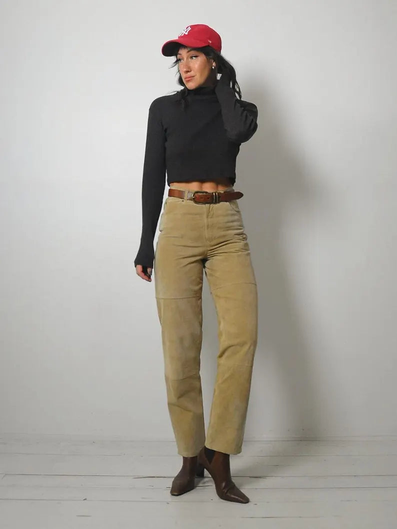1990's Ralph Lauren Suede Pants