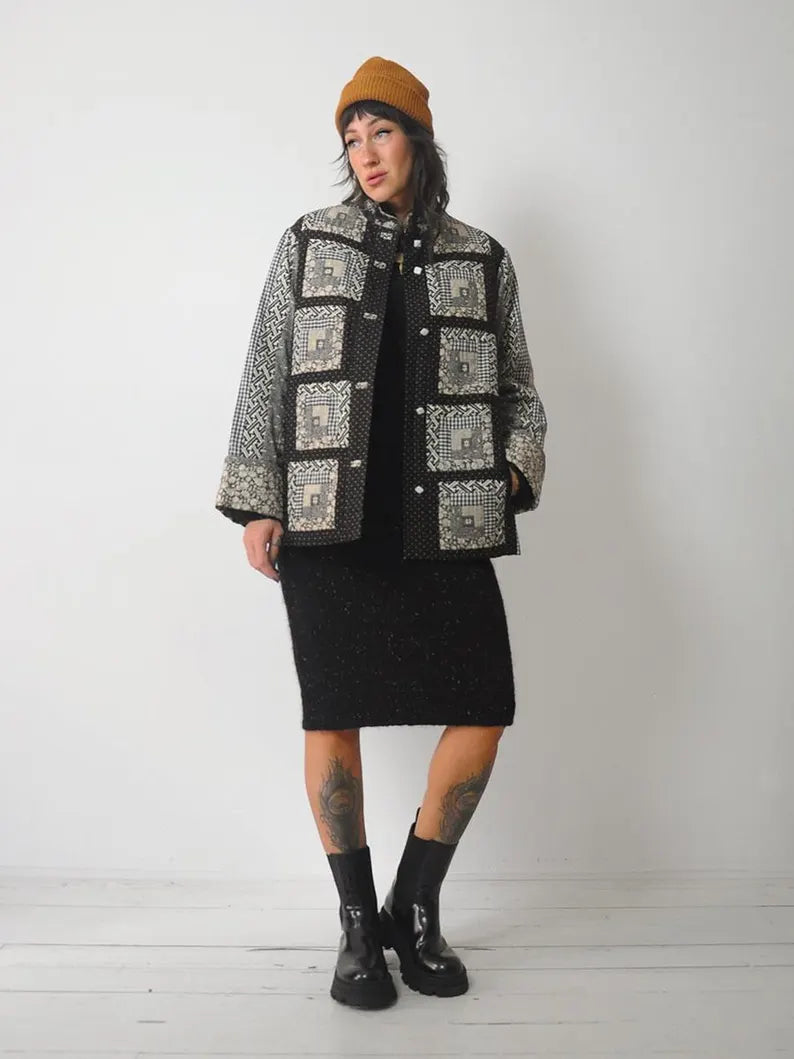 OOAK Patchwork Quilted Jacket