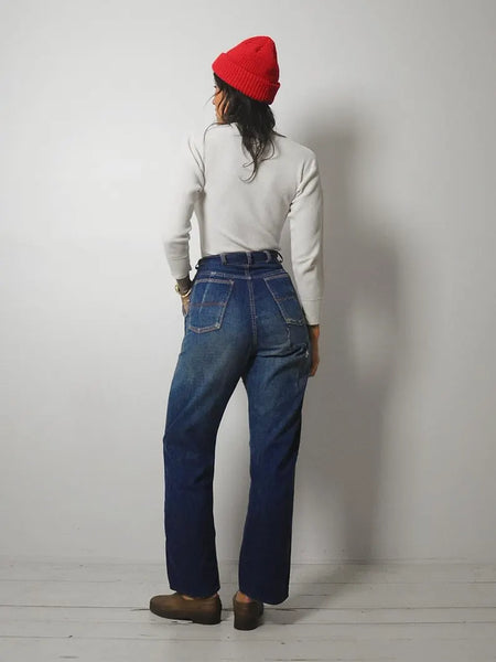 1950's Jeanie's Side Zip Jeans 25"
