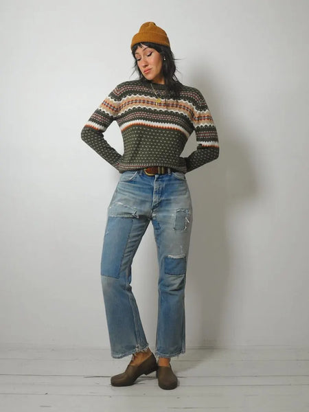 1970's Diamond Fairisle Sweater