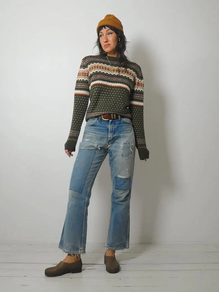 1970's Diamond Fairisle Sweater