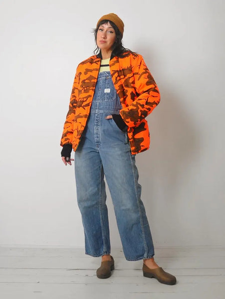 1980's Reversible Quilted Camo Jacket