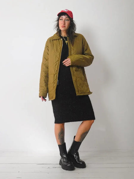1970's Big Smith Ochre Quilted Jacket