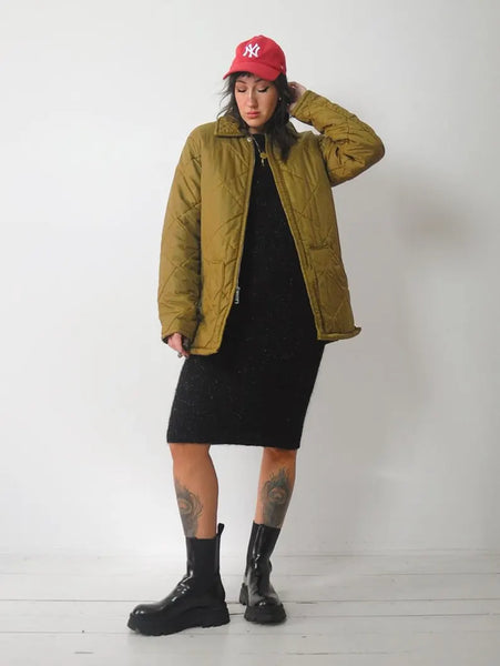 1970's Big Smith Ochre Quilted Jacket