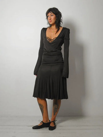 90's Valentino 2 Piece Skirt Set