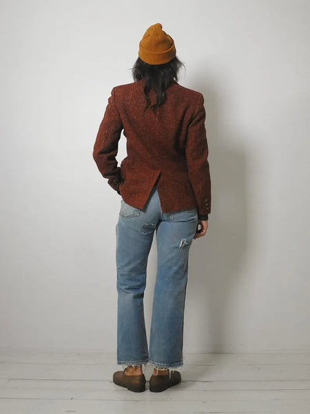 1970's Copper Wool Tweed Blazer
