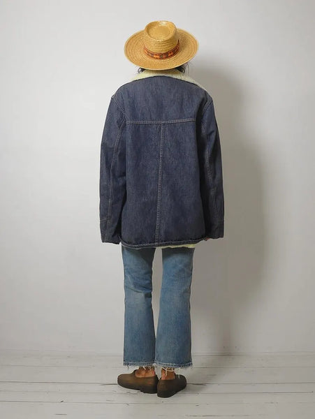 1970's Sherpa Lined Barn Coat