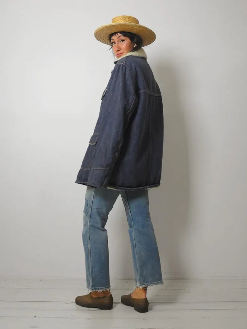 1970's Sherpa Lined Barn Coat