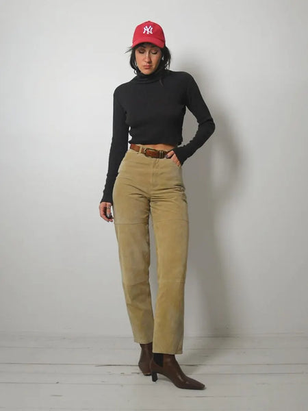 1990's Ralph Lauren Suede Pants