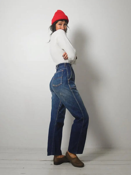 1950's Jeanie's Side Zip Jeans 25"