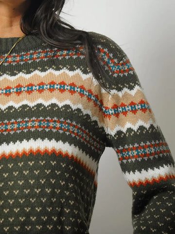 1970's Diamond Fairisle Sweater