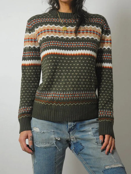 1970's Diamond Fairisle Sweater