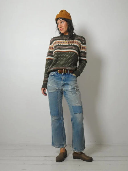 1970's Diamond Fairisle Sweater