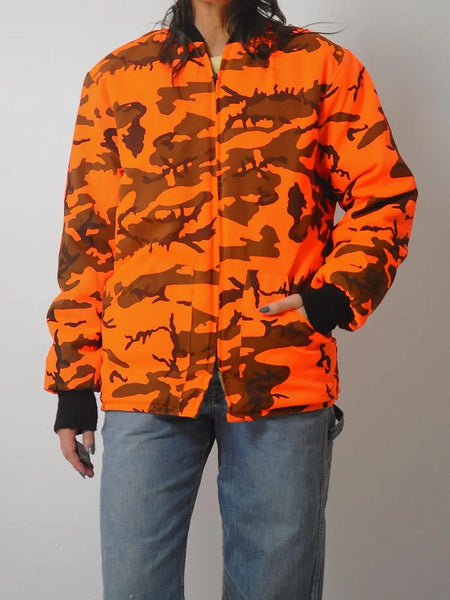 1980's Reversible Quilted Camo Jacket