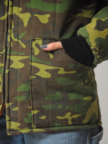 1980's Reversible Quilted Camo Jacket