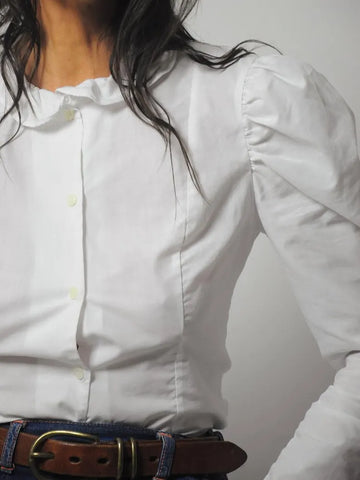 1980's Levi's Puff Shoulder Blouse