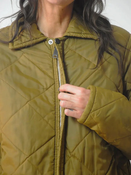 1970's Big Smith Ochre Quilted Jacket