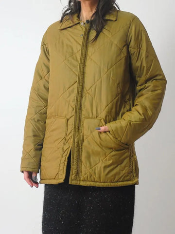 1970's Big Smith Ochre Quilted Jacket