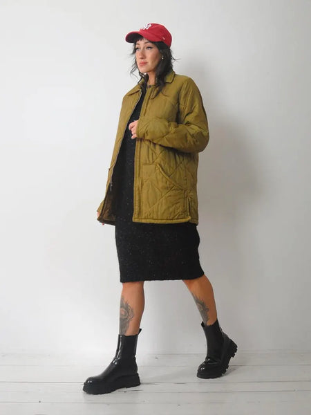1970's Big Smith Ochre Quilted Jacket