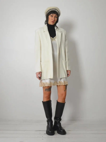 1980's Wool Oversized Blazer