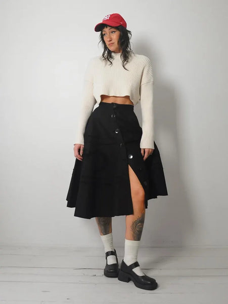 1950's Wool Felt Circle Skirt