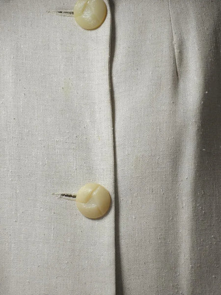 1960's Linen Minimal Jacket