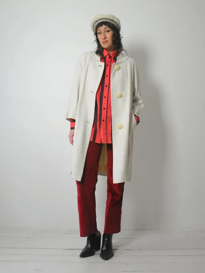1960's Linen Minimal Jacket