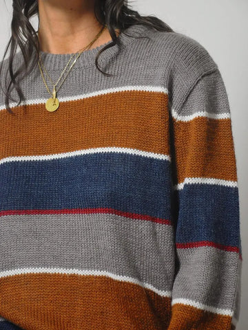 1980's Striped Rugby Sweater
