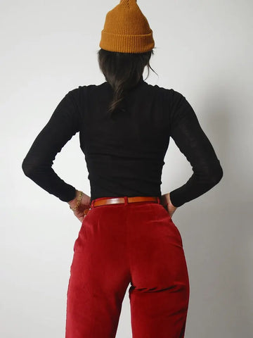 1970's Calvin Klein Velvet Trousers 26x30