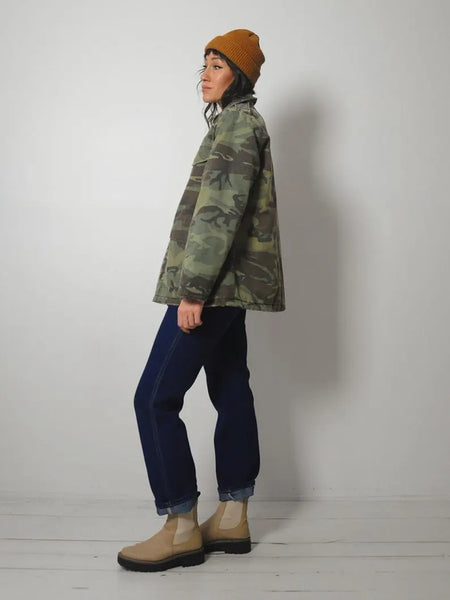 1980's Quilted Camo Jacket