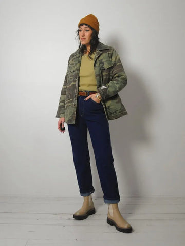 1980's Quilted Camo Jacket