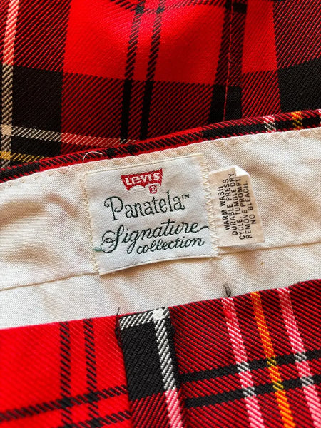 1970's Levi's Tartan Plaid Pants
