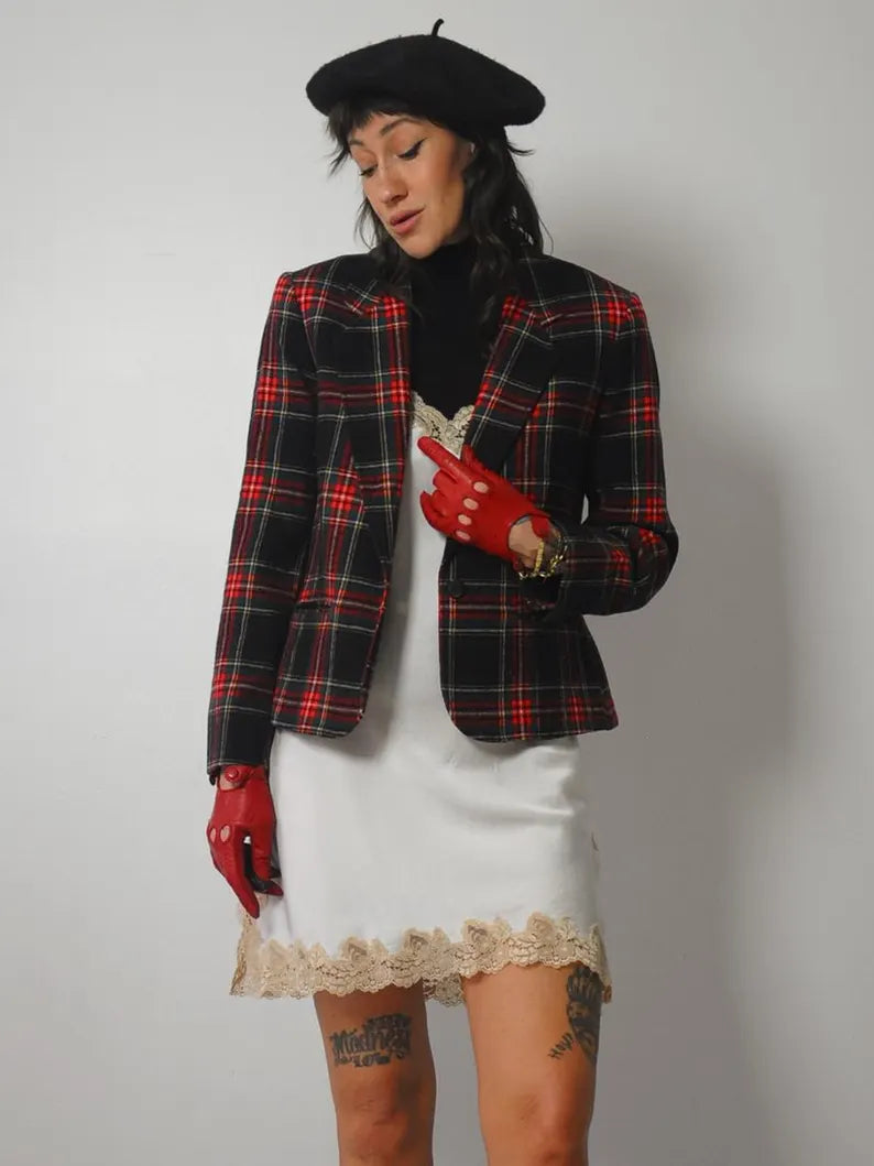 1970's Pendleton Tartan Wool Blazer