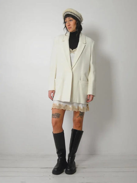 1980's Wool Oversized Blazer